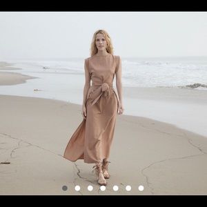 Dôen Ash Wrap Dress - Large